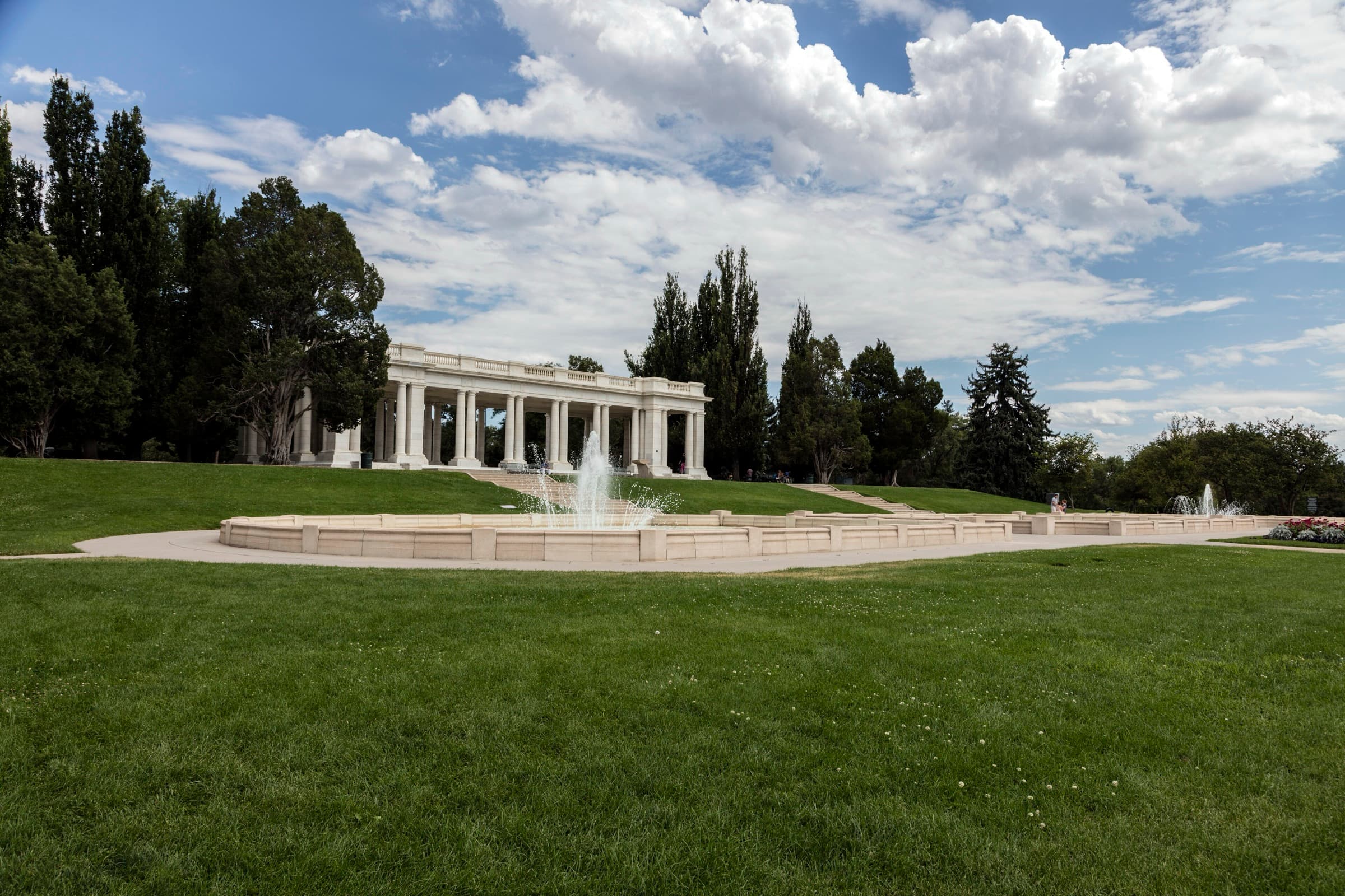 Cheesman Park, Denver Colorado homes and streetscape